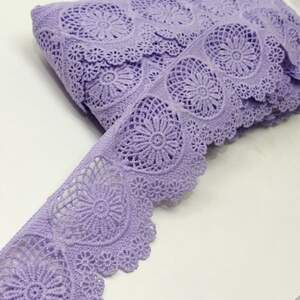 Вязаное матовое кружево 6 см - 13м JF20237 col А3-116