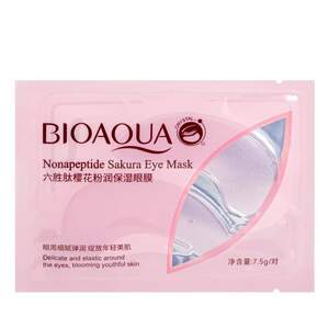Гидрогелевые патчи под глаза Bioaqua с пептидами и лепестками сакуры