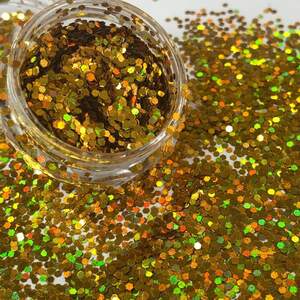 Глиттер 1 кг, мелкая декоративная чешуя - золото голограмма Глиттер 1 кг, мелкая декоративная чешуя - золото голограмма