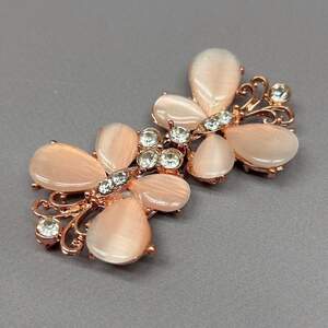 Декоративная застежка-крючок для одежды 3,5х7 см - лимонное золото #111501 Декоративная застежка-крючок для одежды 3,5х7 см - лимонное золото #111501