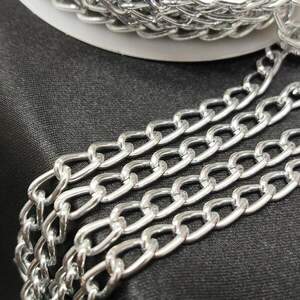 Декоративные цепи для сумок и одежды - 1,4 мм серебро