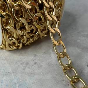 Декоративные цепи, цвет золото 3.8 мм