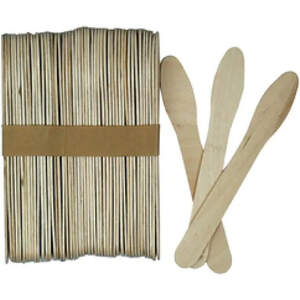 Деревянный шпатель для депиляции Ложка, 50шт