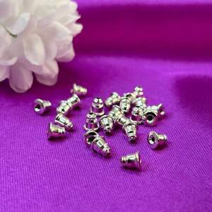 Заглушка для сережек-гвоздиков, упаковка - 20 шт