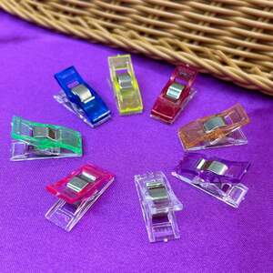 Зажим-клипса пластиковая для шитья 2,7 см Зажим-клипса пластиковая для шитья 2,7 см