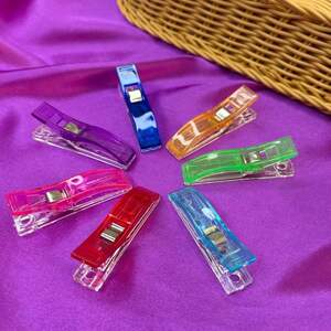 Зажим-клипса пластиковая для шитья 5,5 см Зажим-клипса пластиковая для шитья 5,5 см