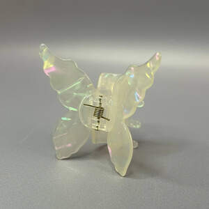 Заколка Бабочка для волос 6,5 см - перламутр Заколка Бабочка для волос 6,5 см - перламутр