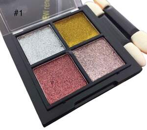 Зеркальная втирка для ногтей Global Fashion 4в1 001