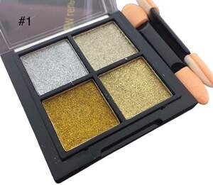 Зеркальная втирка для ногтей Global Fashion 4в1 001-1