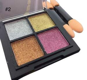 Зеркальная втирка для ногтей Global Fashion 4в1 002