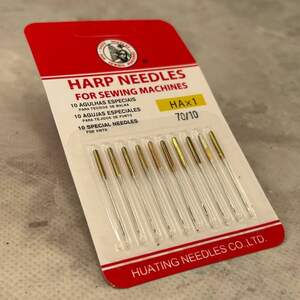Иглы для бытовых швейных машин Harp Needles 70 -10 шт Иглы для бытовых швейных машин Harp Needles 70 -10 шт