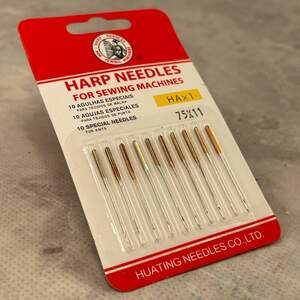 Иглы для бытовых швейных машин Harp Needles 75 -10 шт Иглы для бытовых швейных машин Harp Needles 75 -10 шт