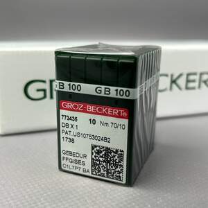 Иглы для промышленных машин Groz beckert DВх1/1738 Gebedur 70 Иглы для промышленных машин Groz beckert DВх1/1738 Gebedur 70