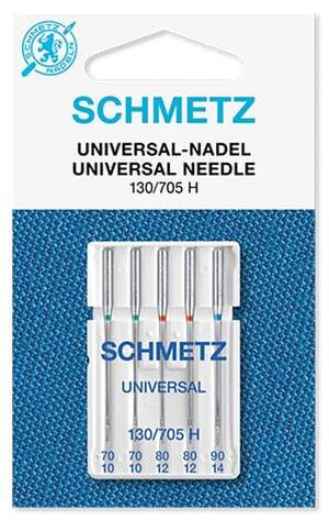 Иглы универсальные Schmetz Universal 70-70-80-80-90 - 5 шт