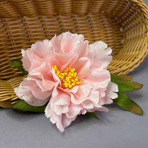 Искусственный цветок пиона 9 см - розовый