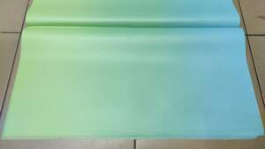 Калька флористическая для цветов и подарков 57х57см 20 листов зеленый с голубым