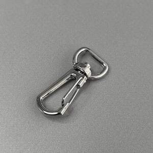 Карабин для сумки 10 мм, никель - 3,5 см