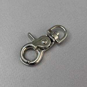 Карабин для сумки 10 мм, никель - 4 см