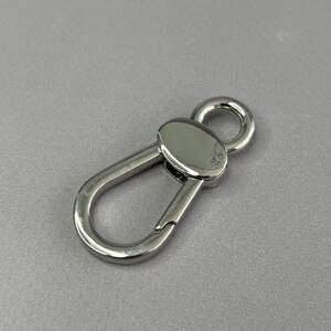 Карабин для сумки 10 мм, никель - 4,5 см