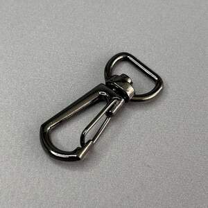 Карабин для сумки 10 мм, темный никель - 3.5 см