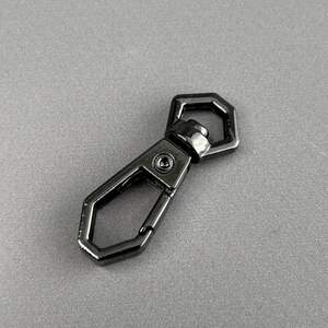 Карабин для сумки 10 мм, темный никель - 4 см