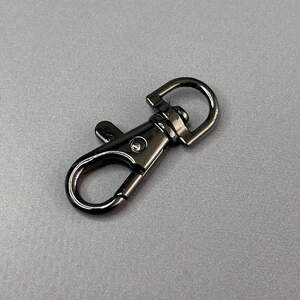 Карабин для сумки 10 мм, темный никель - 4 см
