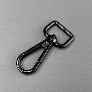 Карабин для сумки 12 мм, темный никель - 5 см