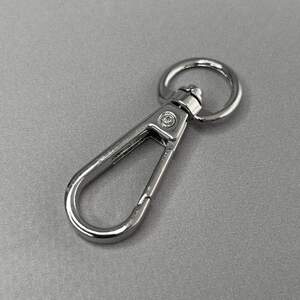 Карабин для сумки 13 мм, никель - 4,5 см