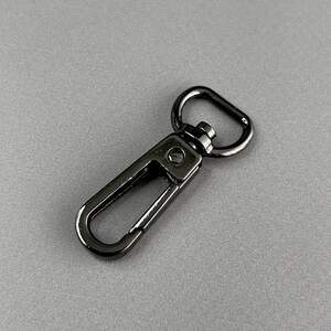 Карабин для сумки 13 мм, темный никель - 4,2 см