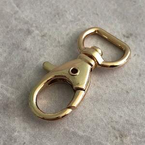 Карабин для сумки 15 мм, золото - 3,5 см