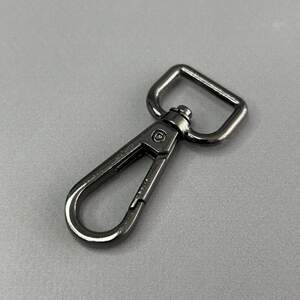 Карабин для сумки 16 мм, темный никель - 5 см