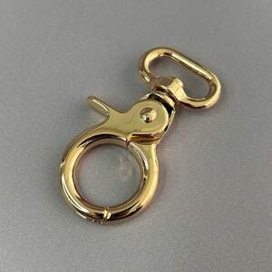 Карабин для сумки 20 мм, золото - 6 см