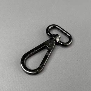 Карабин для сумки 20 мм, темный никель - 5,5 см