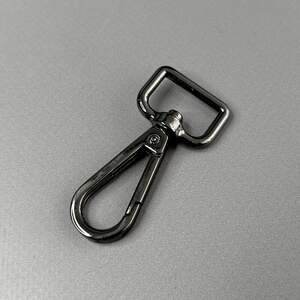 Карабин для сумки 20 мм, темный никель - 5,5 см