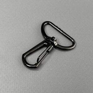 Карабин для сумки 25 мм, темный никель - 3,8 см