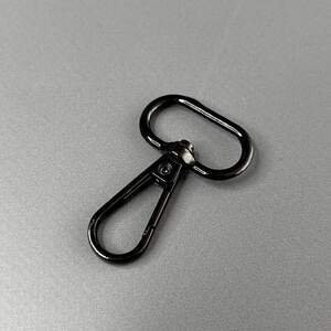 Карабин для сумки 25 мм, темный никель - 4,5 см