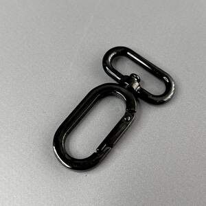 Карабин для сумки 25 мм, темный никель - 5,5 см