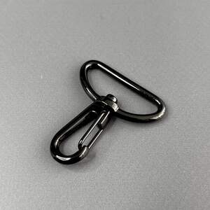 Карабин для сумки 30 мм, темный никель - 4 см