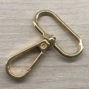 Карабин для сумки 32 мм, золото - 4,5 см