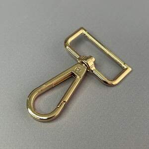 Карабин для сумки 32 мм, золото - 5,5 см