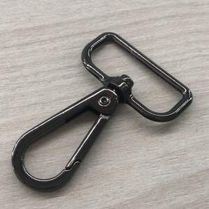 Карабин для сумки 32 мм, темный никель - 5,5 см