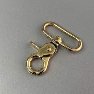 Карабин для сумки 38 мм, золото - 5,5 см