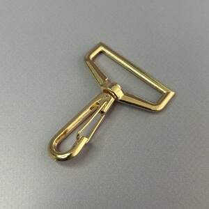 Карабин для сумки 38 мм, золото - 6 см