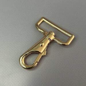 Карабин для сумки 38 мм, золото - 6 см