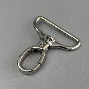 Карабин для сумки 38 мм, никель - 5 см