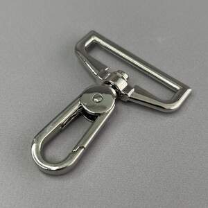 Карабин для сумки 38 мм, никель - 5,5 см