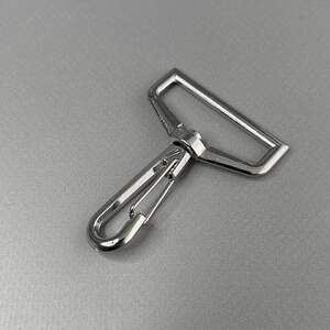 Карабин для сумки 38 мм, никель - 6 см