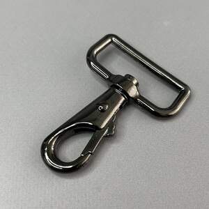 Карабин для сумки 38 мм, темный никель - 6 см