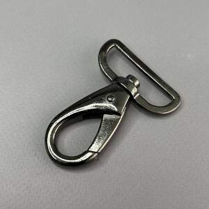 Карабин для сумки 38 мм, темный никель - 6 см