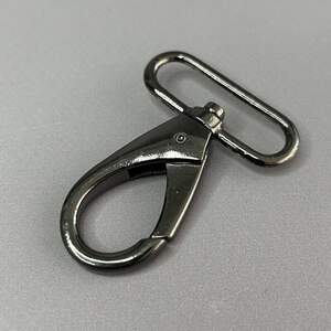 Карабин для сумки 38 мм, темный никель - 6 см